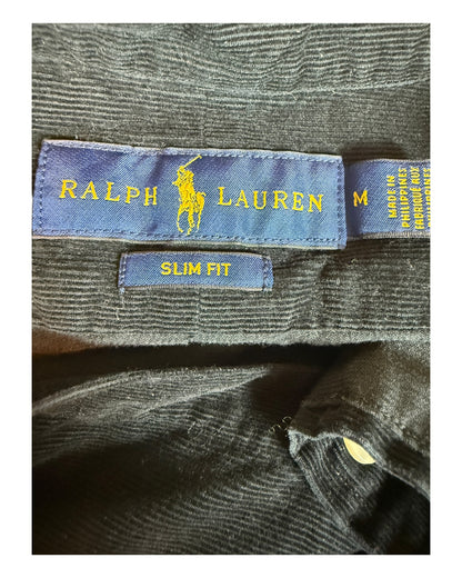 Polo Ralph Lauren Cordhemd schwarz Größe M