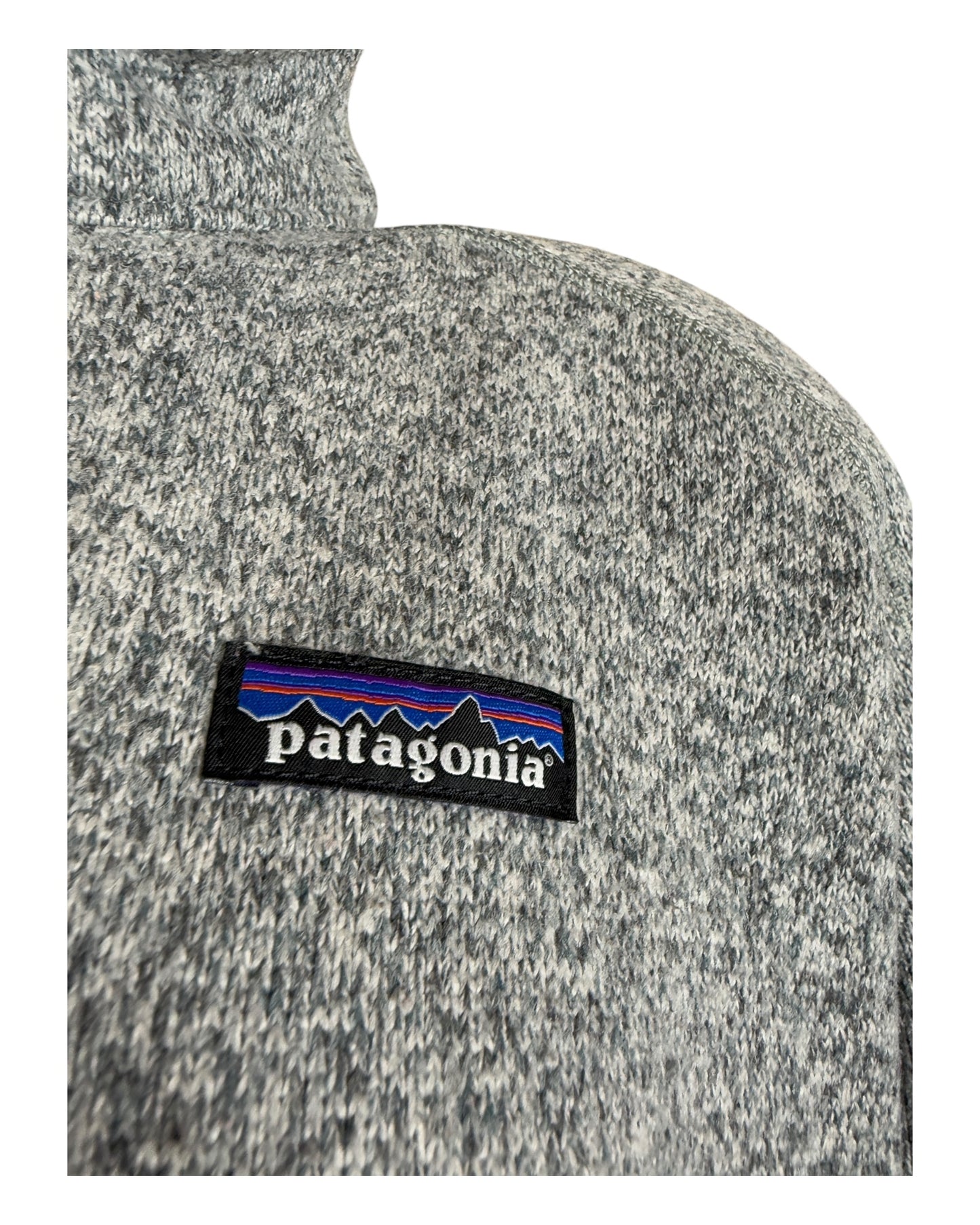 Patagonia Fleece Half Zip Pullover grau Größe XL