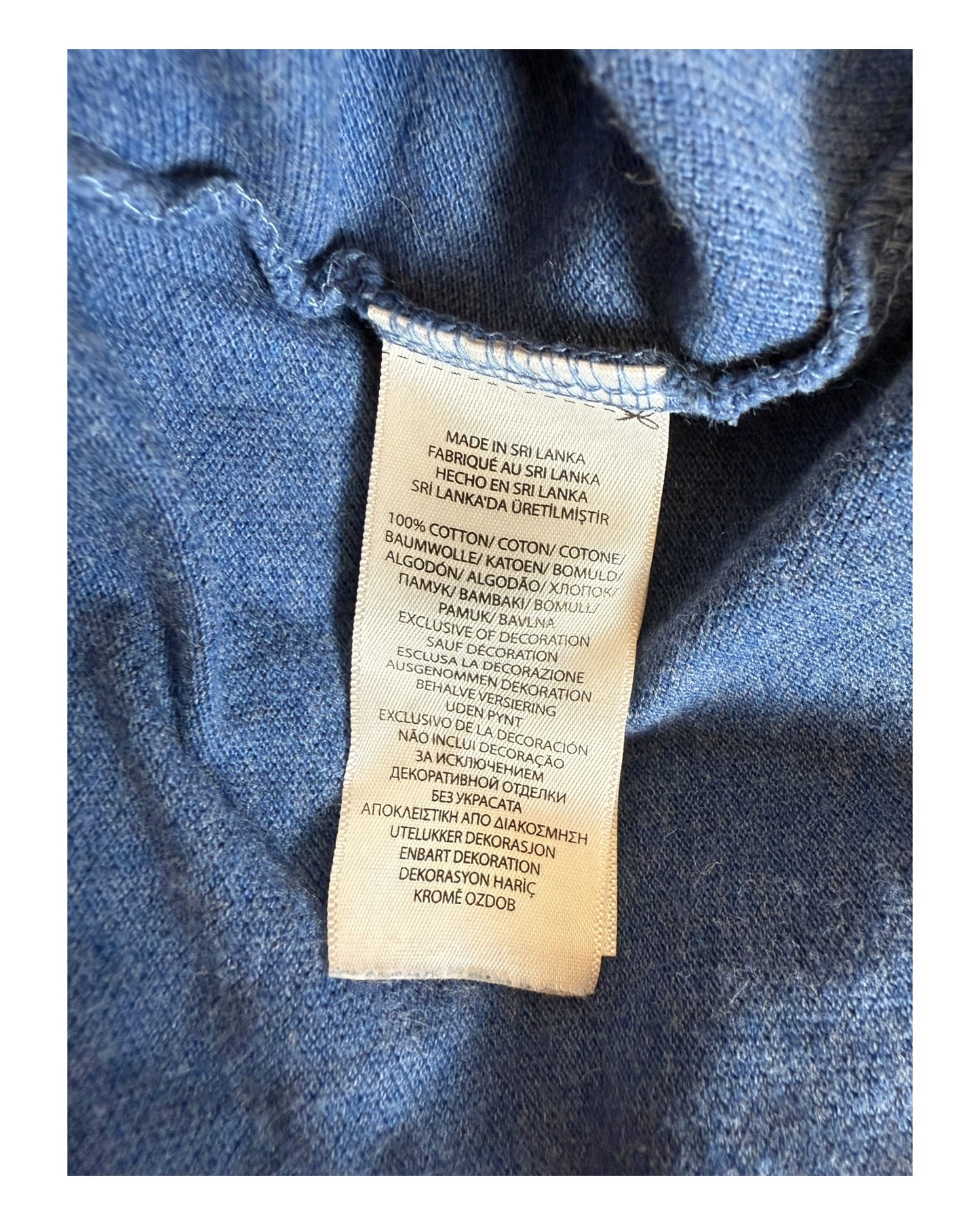 Polo Ralph Lauren Poloshirt blau Größe M