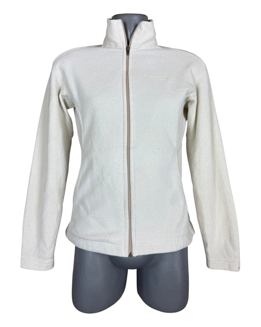 Patagonia Fleece Jacke creme Größe M