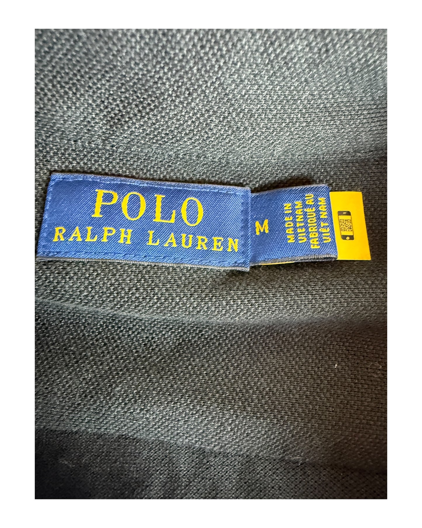 Polo Ralph Lauren Knit Oxford Bluse schwarz Größe M