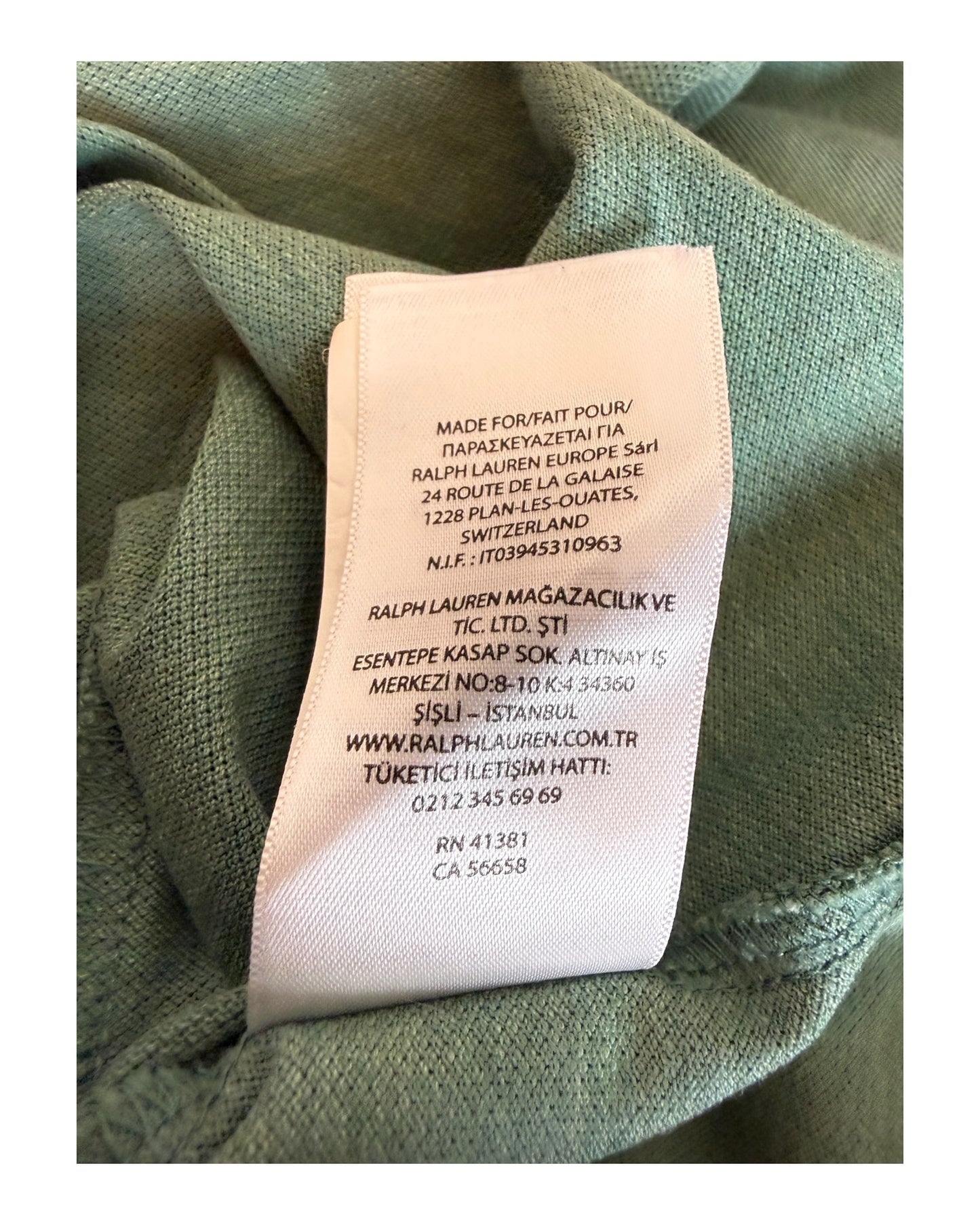 Polo Ralph Lauren Poloshirt grün Größe M