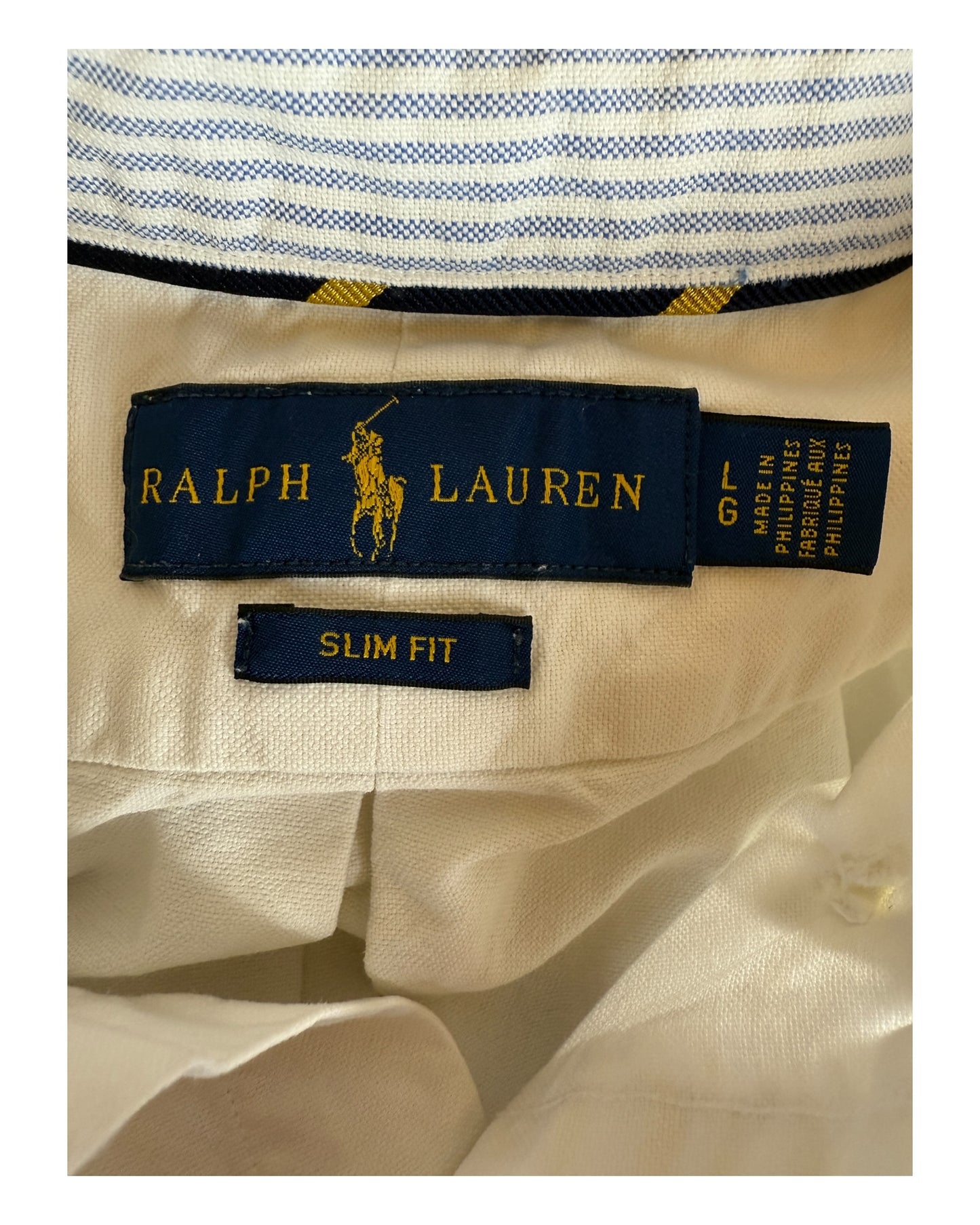 Polo Ralph Lauren Oxfordhemd weiß Größe L