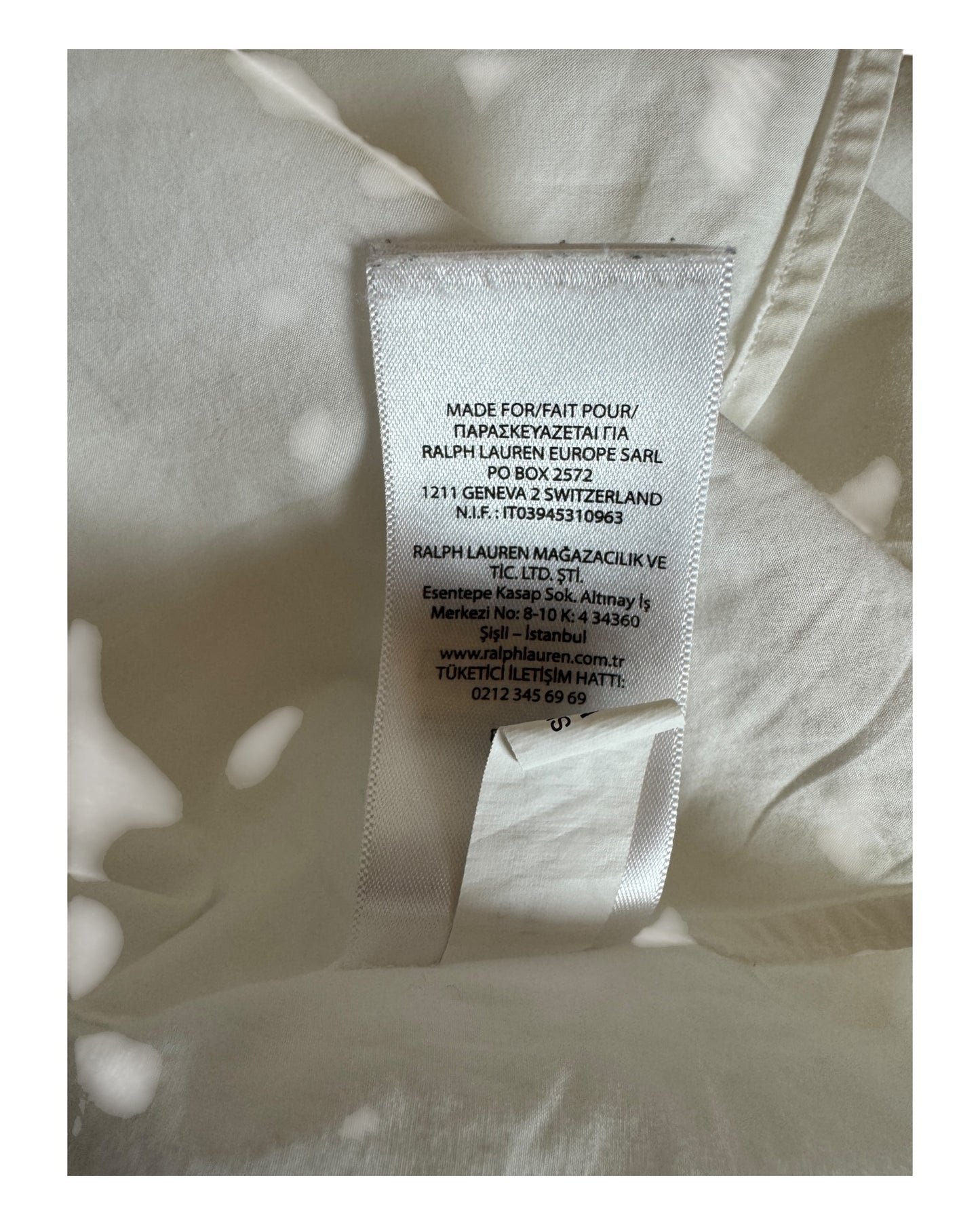 Polo Ralph Lauren Hemd weiß Größe M