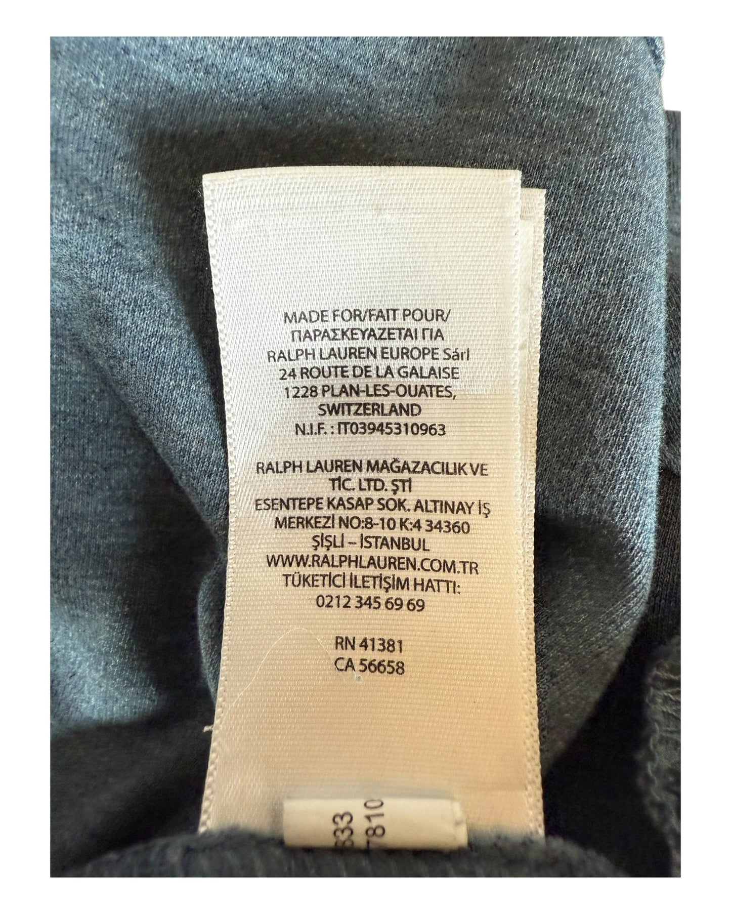Polo Ralph Lauren Poloshirt blau Größe M