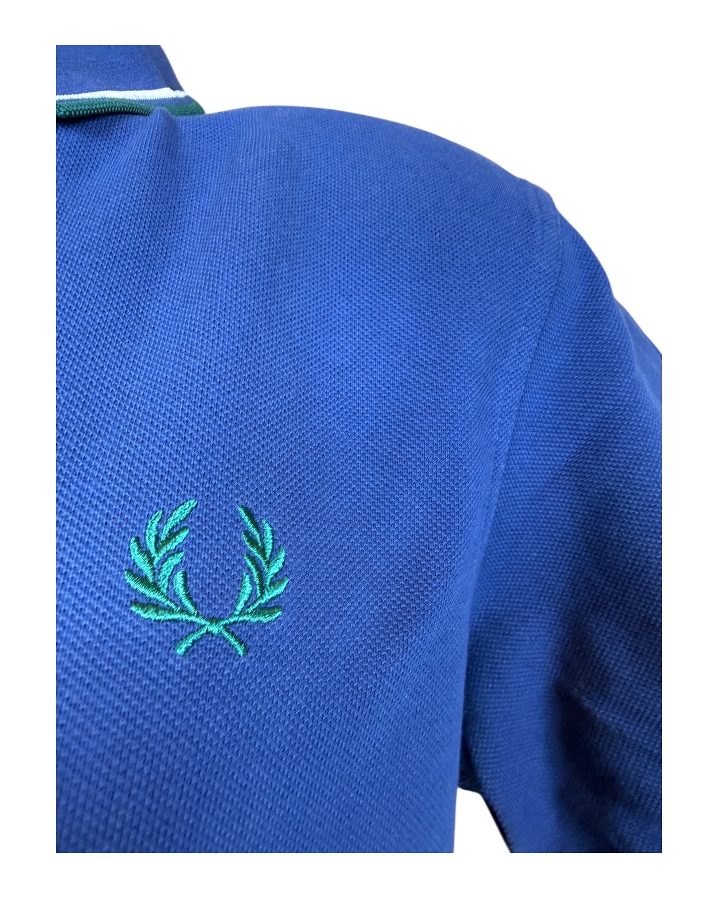 Fred Perry Poloshirt blau Größe M