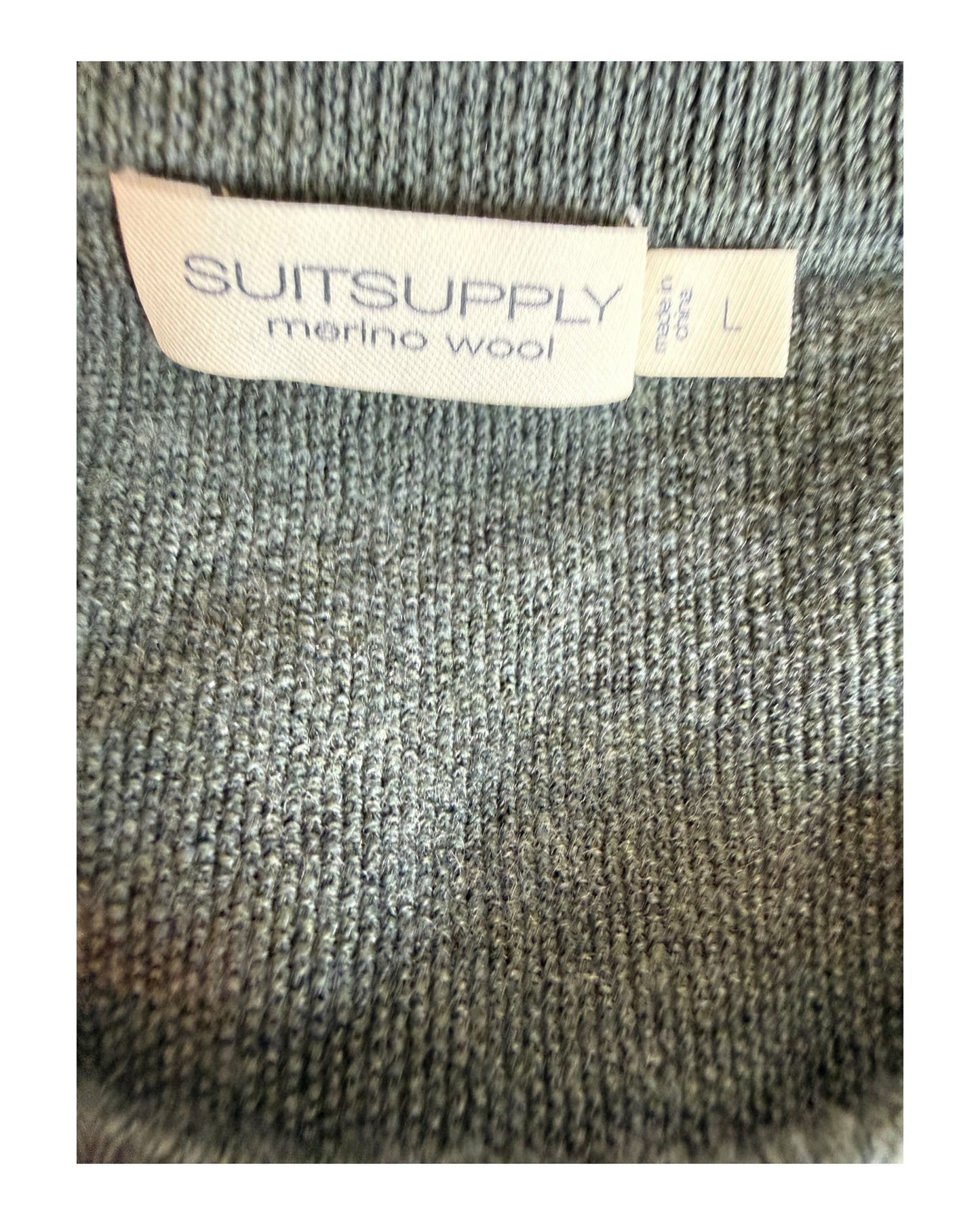 Suit Supply Pullover grün Größe L