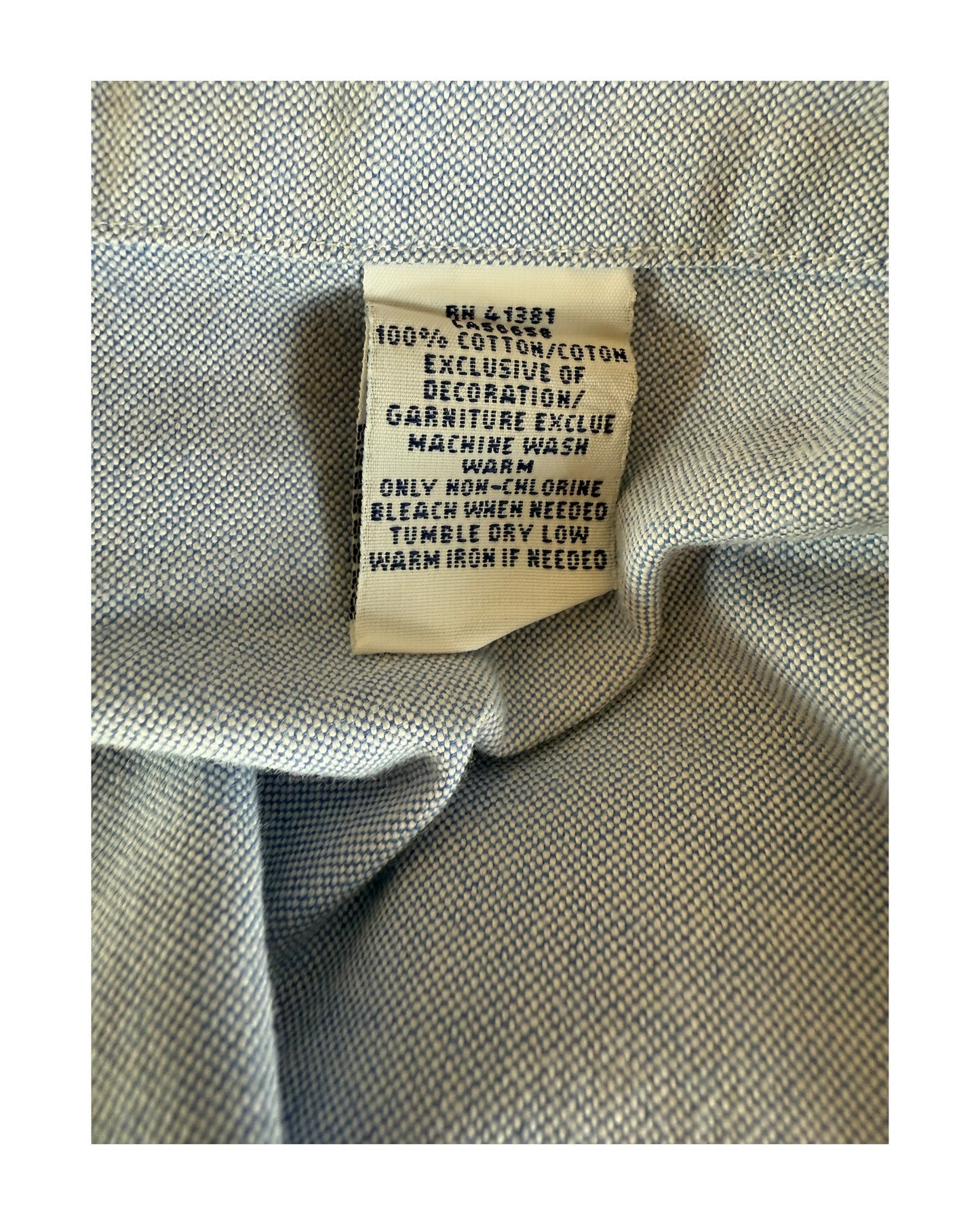 Polo Ralph Lauren Oxfordhemd hellblau Größe L