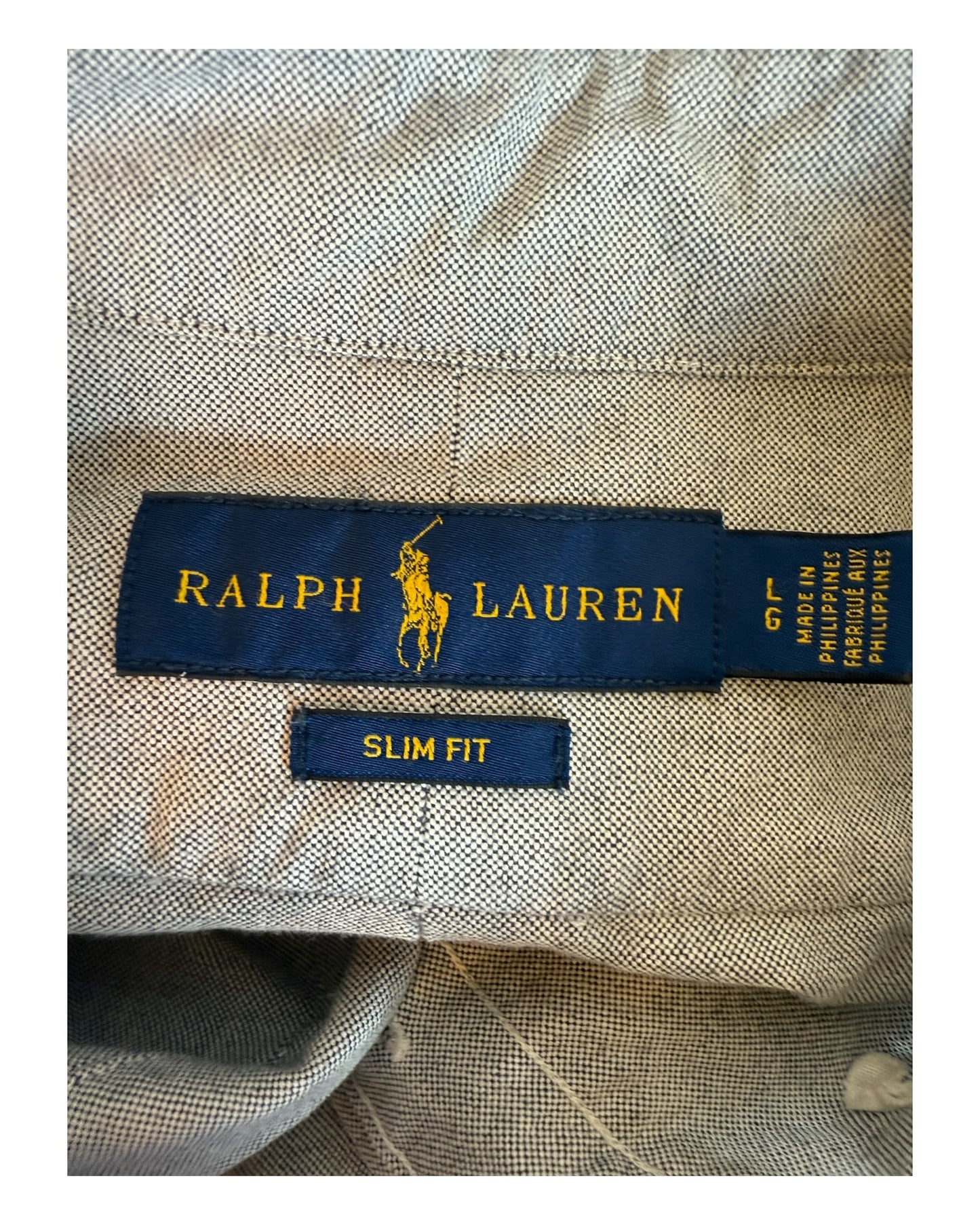 Polo Ralph Lauren Oxfordhemd grau Größe L