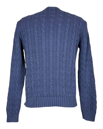 Polo Ralph Lauren Zopfmuster Pullover marineblau Größe L