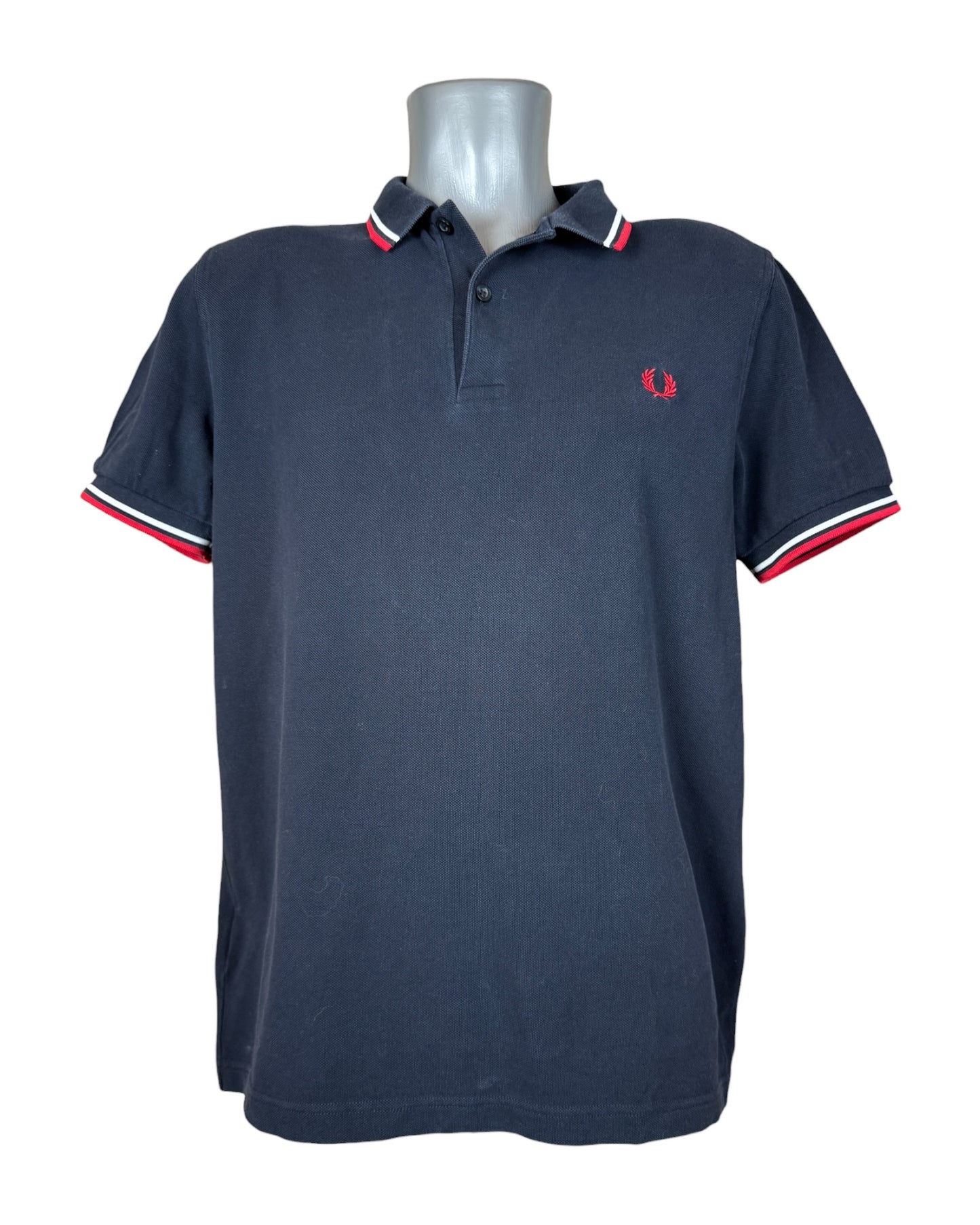 Fred Perry Poloshirt schwarz Größe M