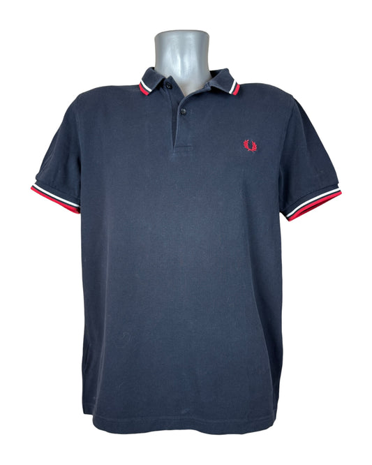 Fred Perry Poloshirt schwarz Größe M