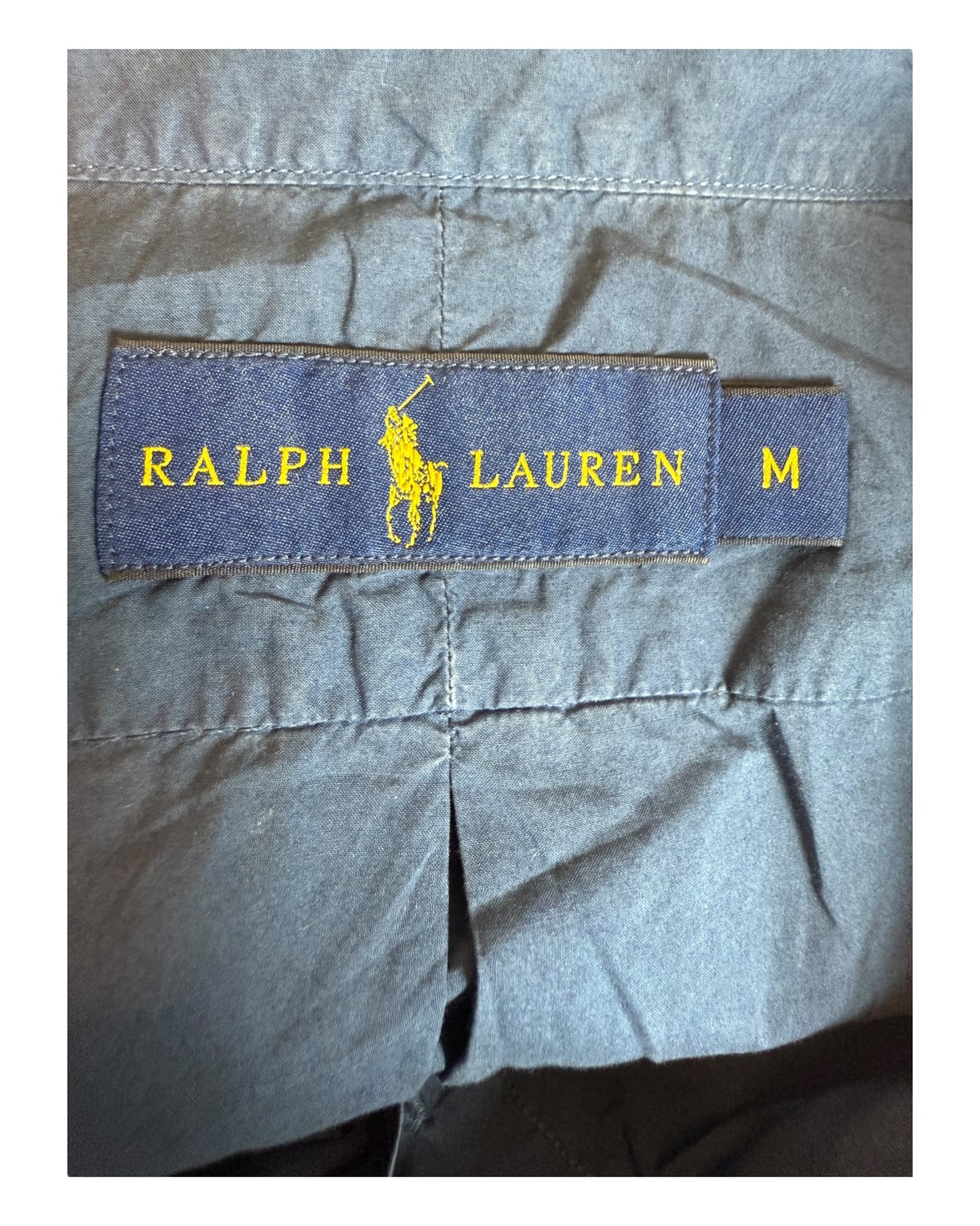 Polo Ralph Lauren Kurzarm Hemd marineblau Größe M