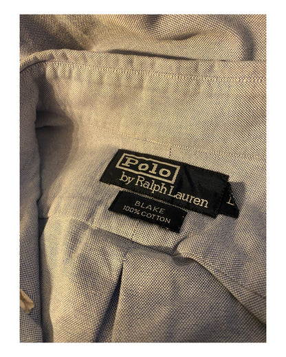Polo Ralph Lauren Kurzarm Oxfordhemd blau Größe L
