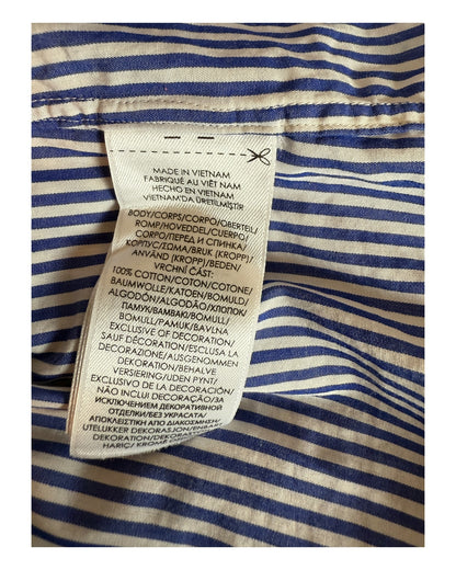 Polo Ralph Lauren Hemd blau weiß gestreift Größe L