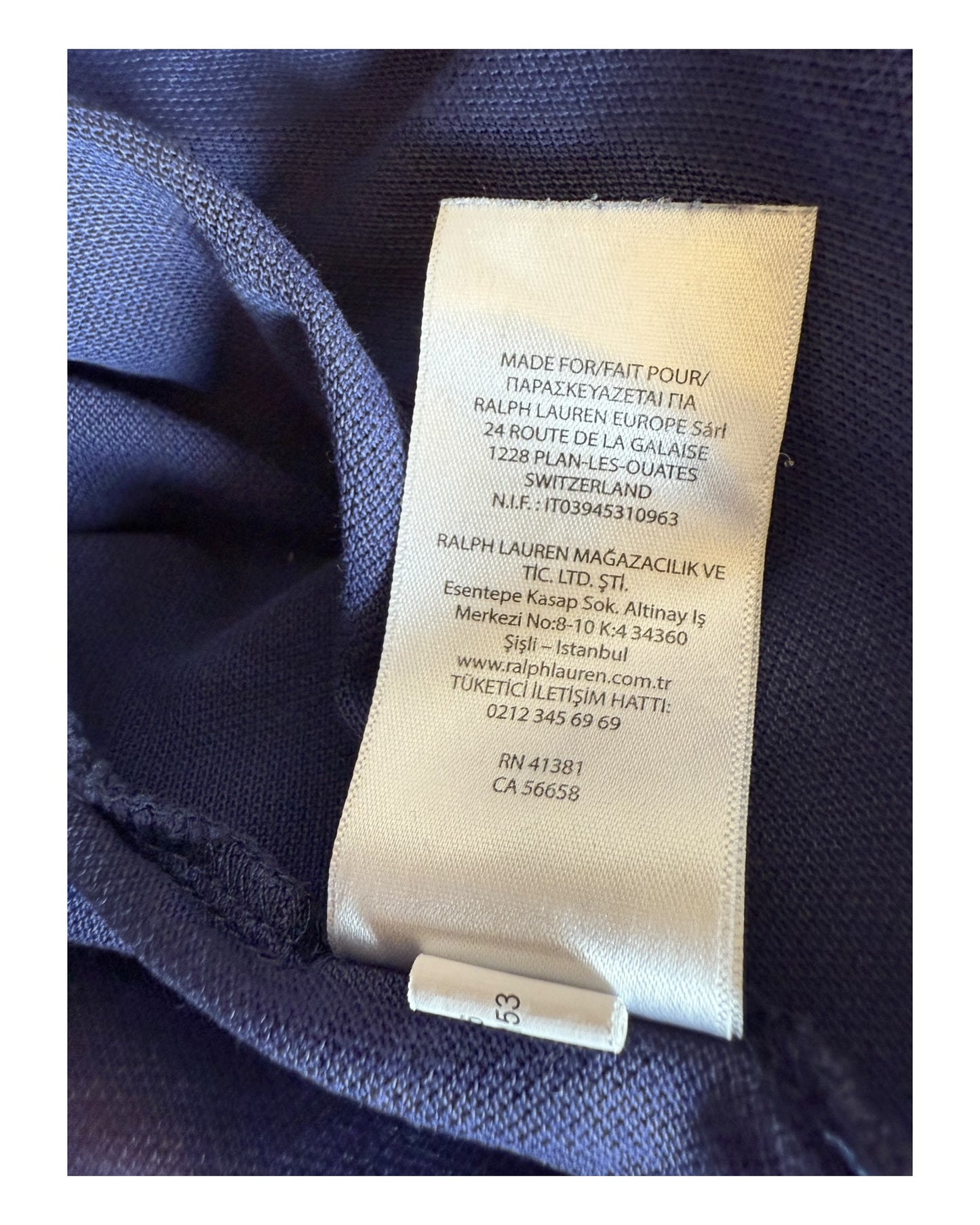 Polo Ralph Lauren Poloshirt Lila Größe L