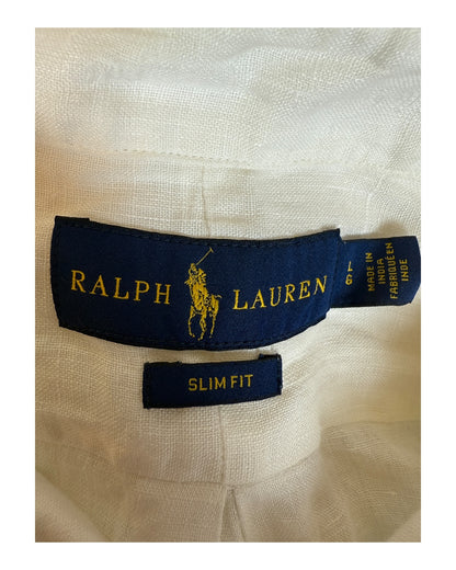 Polo Ralph Lauren Leinenhemd weiß Größe L
