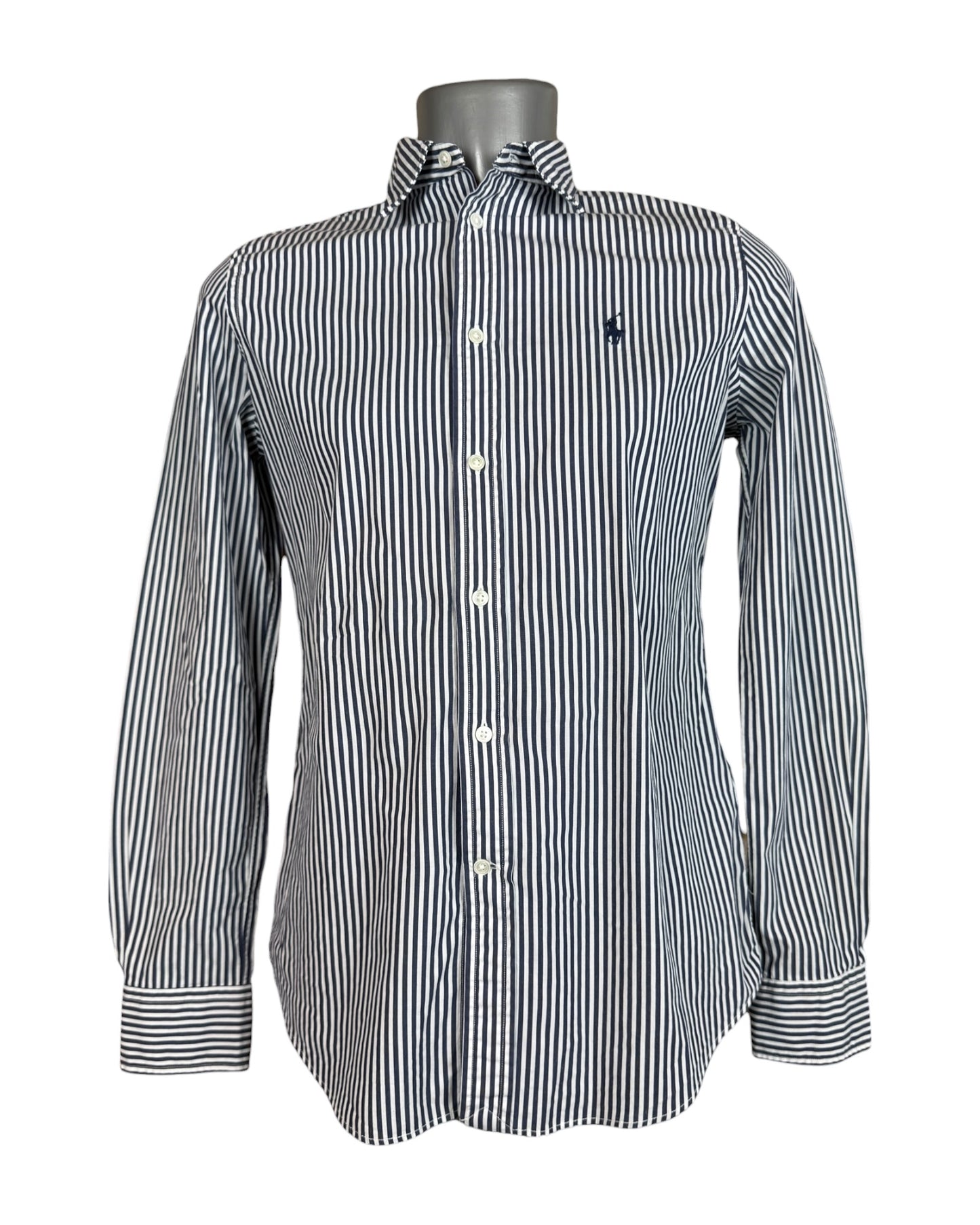 Polo Ralph Lauren Bluse schwarz weiß gestreift Größe S