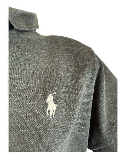 Polo Ralph Lauren Poloshirt schwarz meliert Größe L
