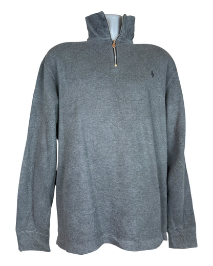 Polo by Ralph Lauren Half Zip Pullover grau Größe L