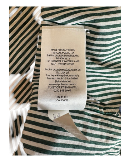 Polo Ralph Lauren Hemd grün weiß gestreift Größe L