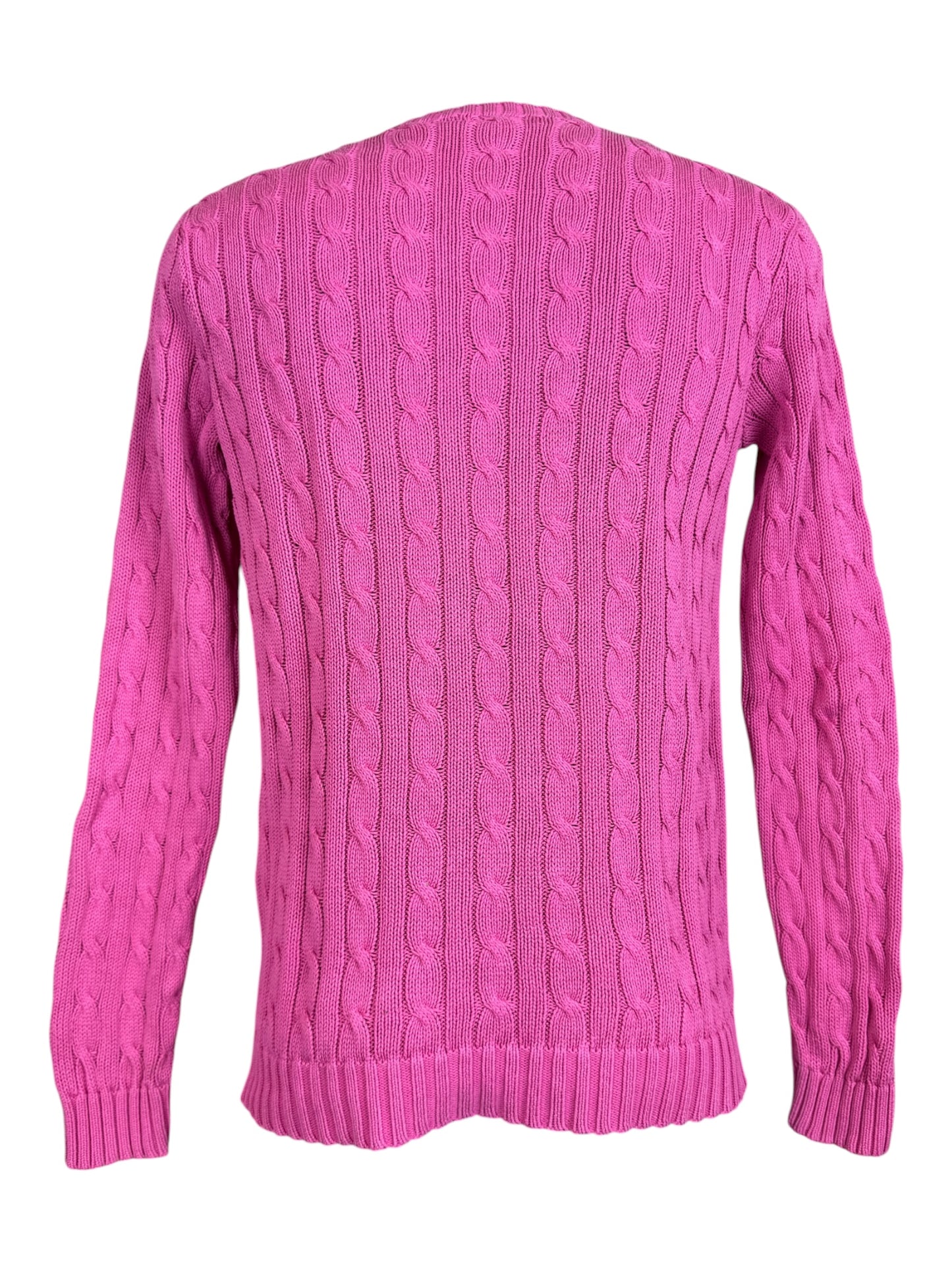 Polo Ralph Lauren Zopfmuster Pullover pink Größe M