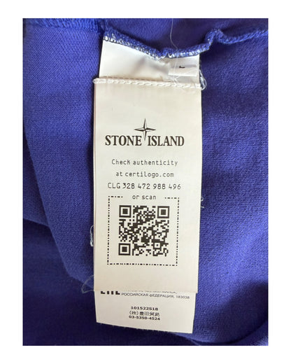 Stone Island Poloshirt Lila Größe L