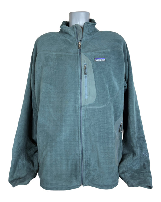Patagonia Fleece Jacke dunkelgrün Größe XL