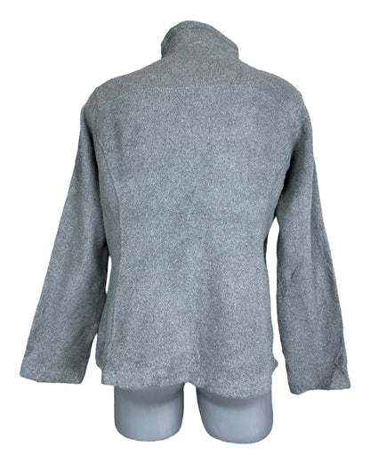 Patagonia Fleece Jacke grau Größe M