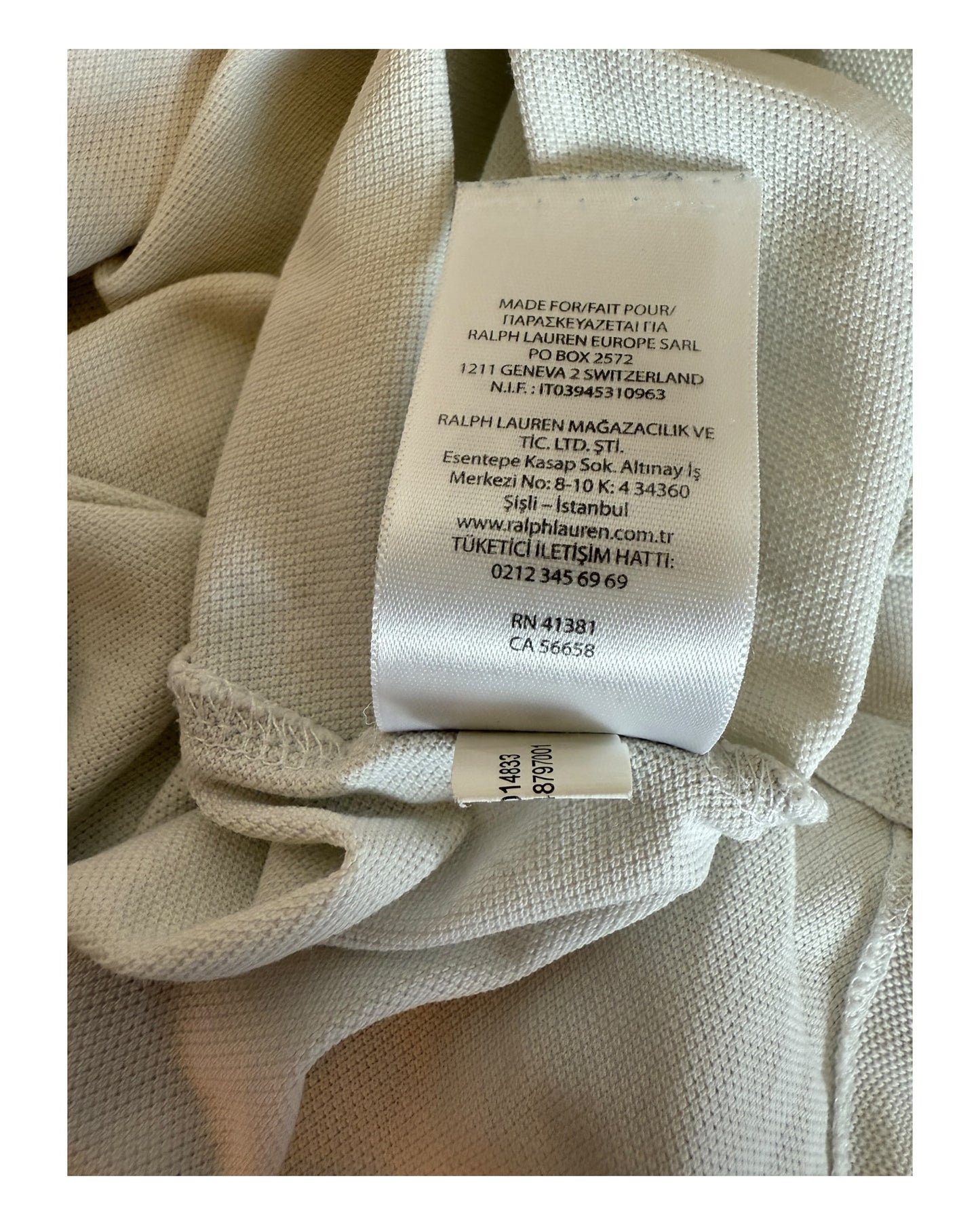 Polo Ralph Lauren Poloshirt weiß Größe L
