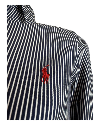 Polo Ralph Lauren Bluse schwarz weiß gestreift Größe M