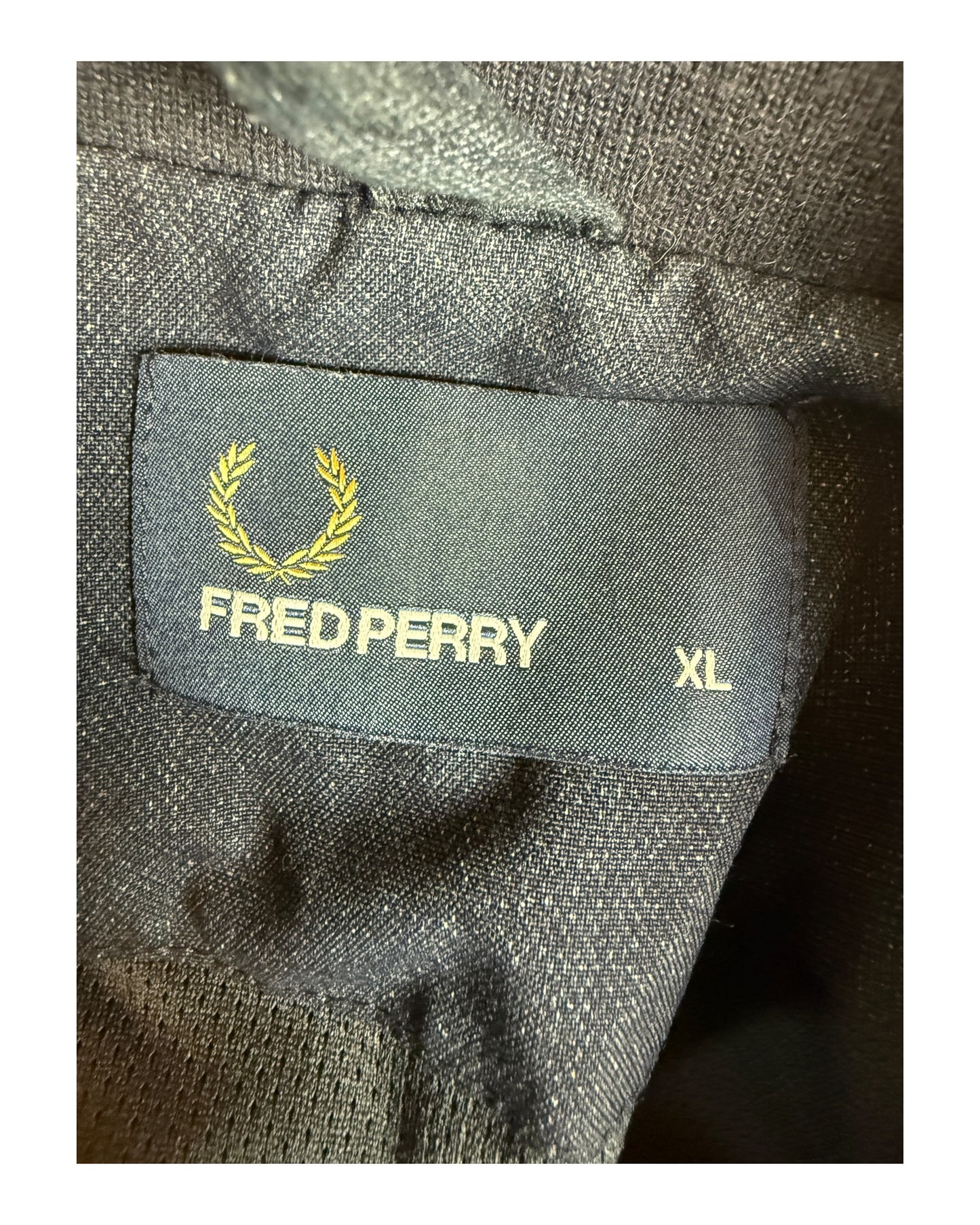 Fred Perry Bomberjacke marineblau Größe XL