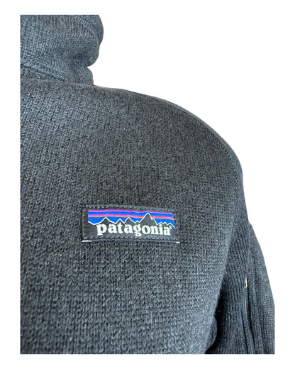 Patagonia Fleece Half Zip Pullover schwarz Größe S