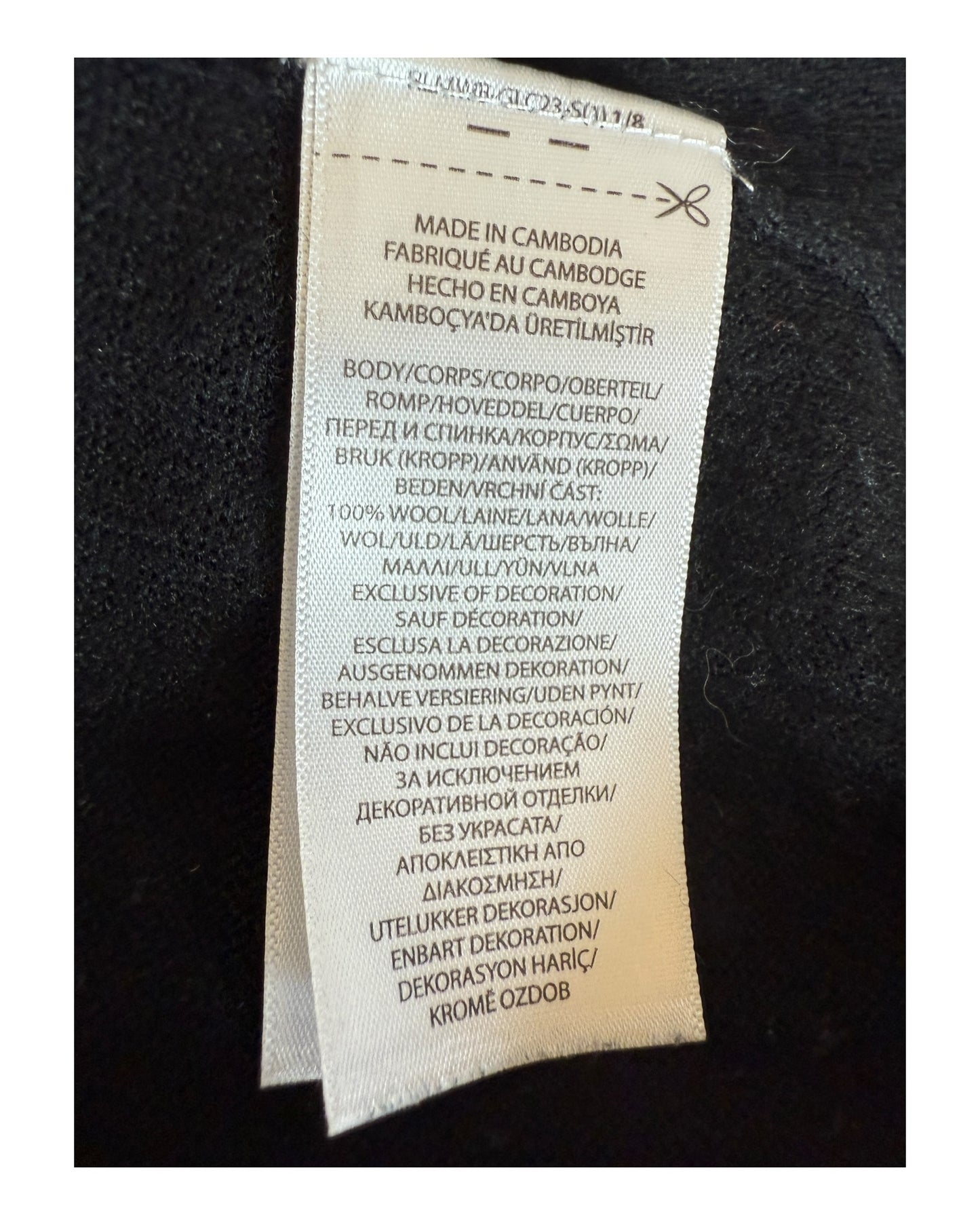 Polo Ralph Lauren Rollkragenpullover schwarz Größe M