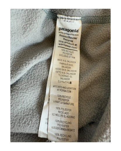 Patagonia Fleece Half Zip Pullover grau Größe L