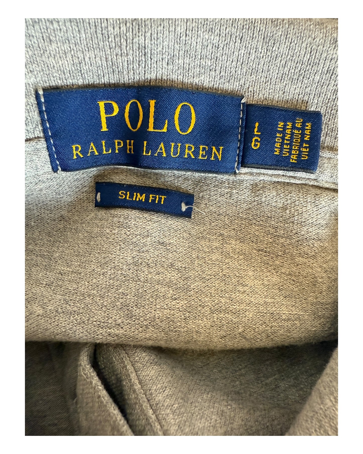 Polo Ralph Lauren Poloshirt grau Größe L