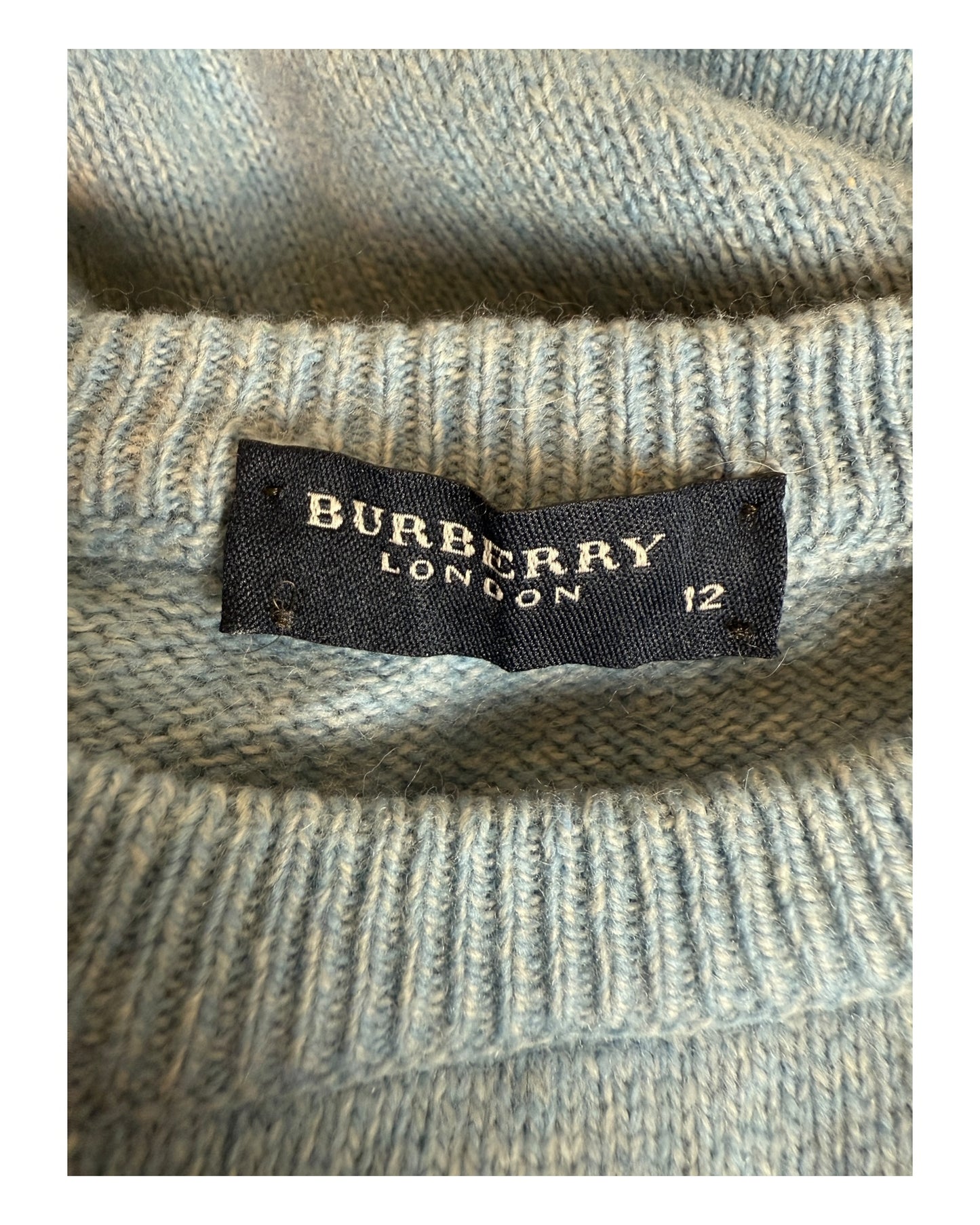 Burberry Pullover hellblau Größe M