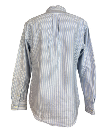 Polo Ralph Lauren Oxfordhemd hellblau weiß gestreift Größe M