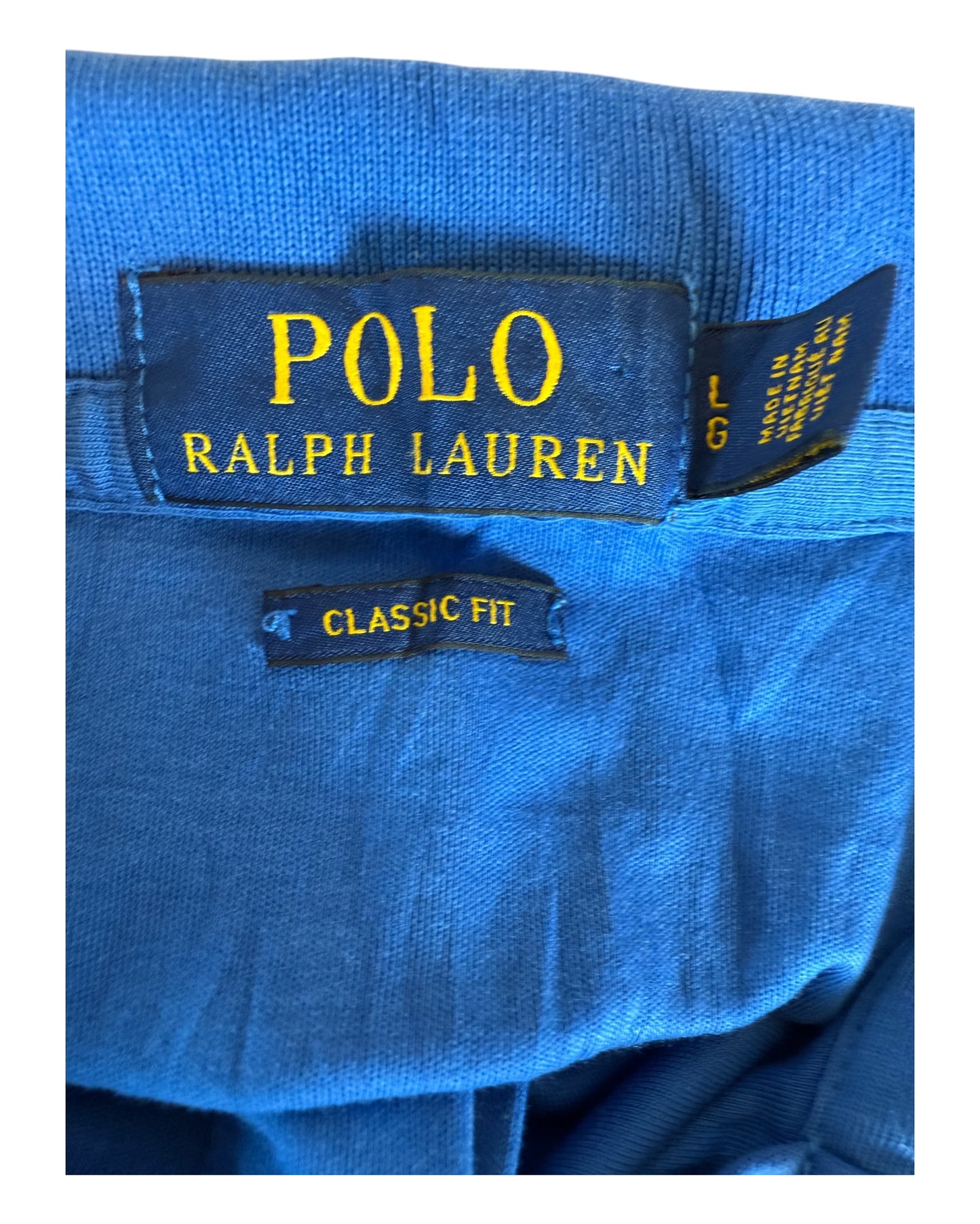 Polo Ralph Lauren Poloshirt blau Größe L