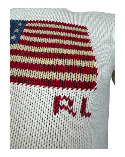 Polo Ralph Lauren Strickpullover weiß Größe S
