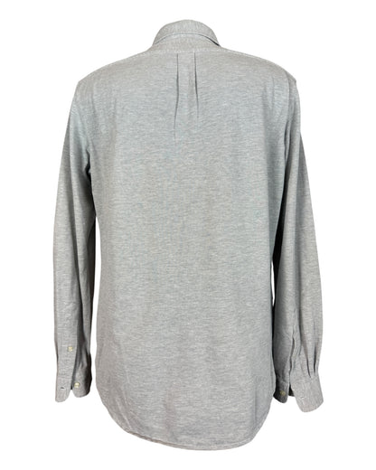 Polo Ralph Lauren Knit Oxfordhemd grau Größe L