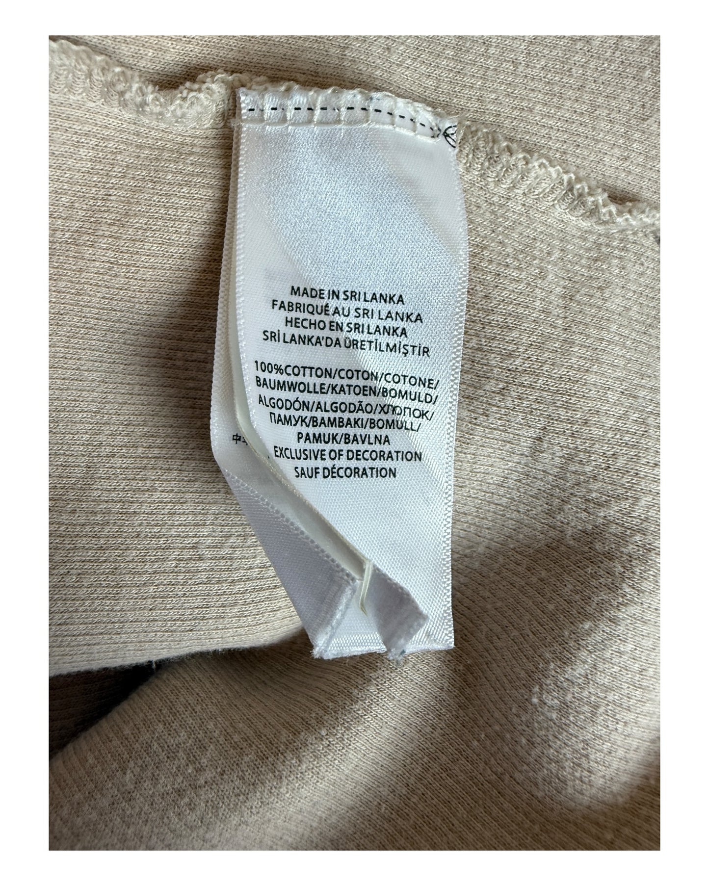 Polo Ralph Lauren Half Zip Pullover beige Größe L