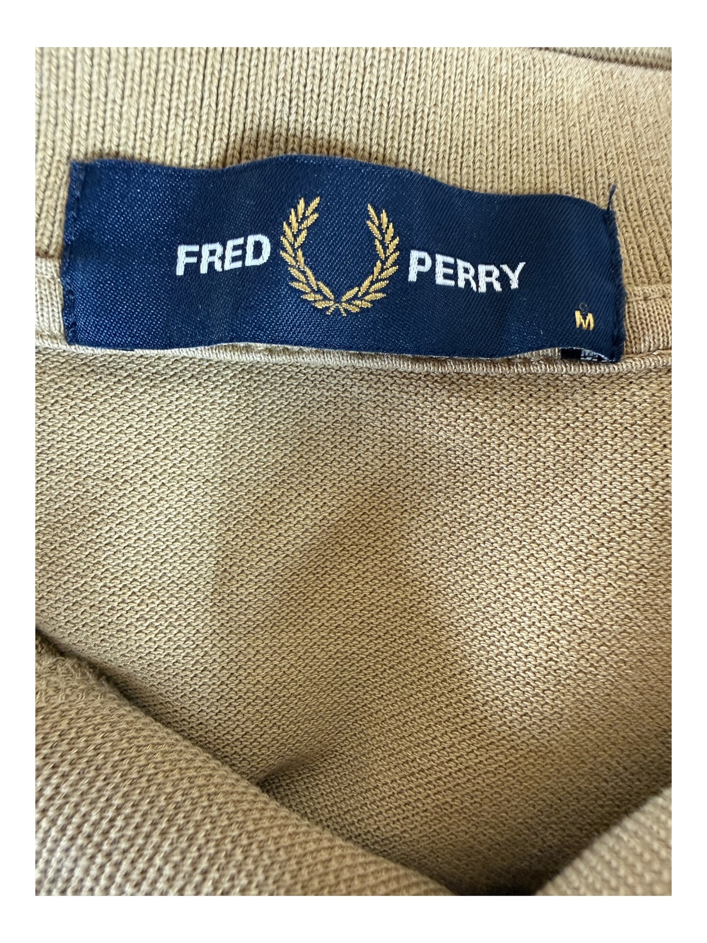 Fred Perry Poloshirt beige Größe M