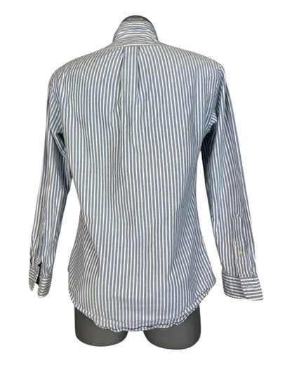 Polo Ralph Lauren Oxfordhemd blau weiß gestreift Größe S