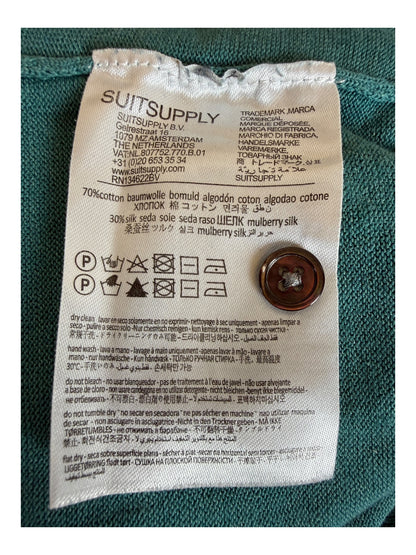 Suit Supply Poloshirt grün Größe M