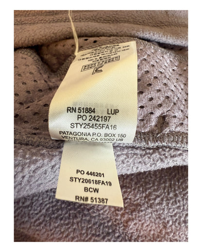Patagonia Fleece Half Zip Pullover lila Größe M
