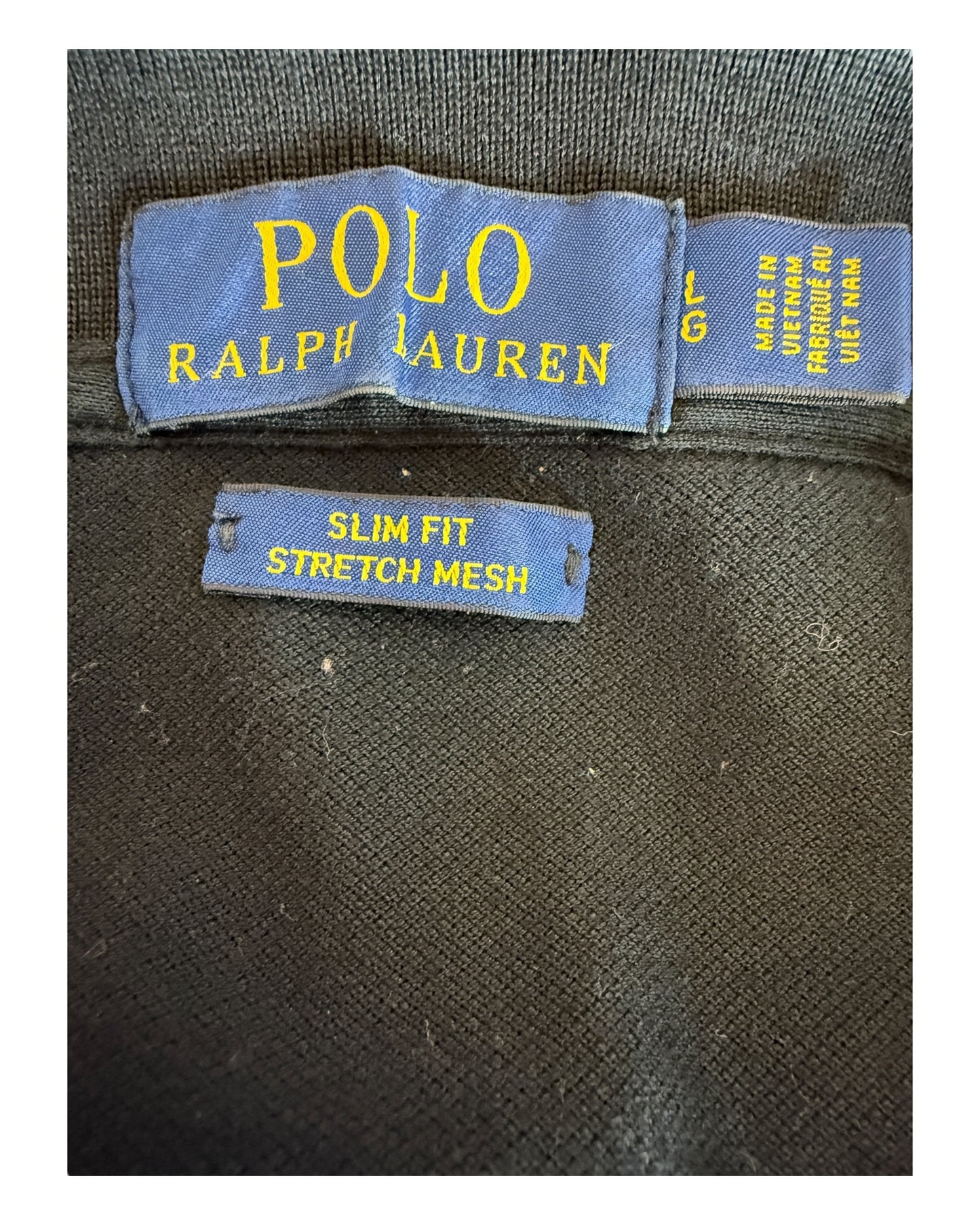 Polo Ralph Lauren Poloshirt schwarz Größe L