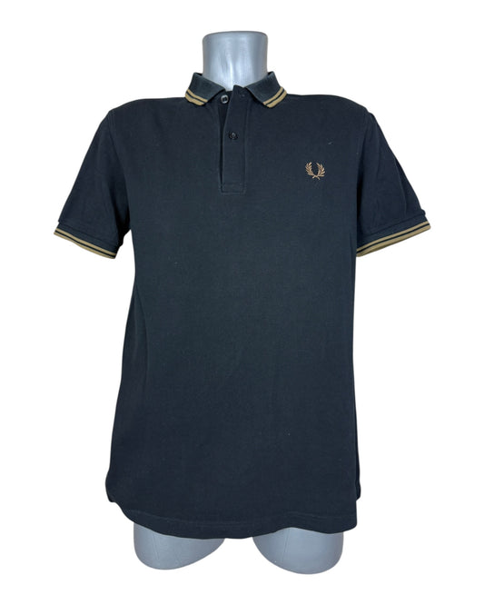 Fred Perry Poloshirt schwarz Größe M