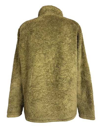 Patagonia Fleece Half Zip Pullover ocker Größe L