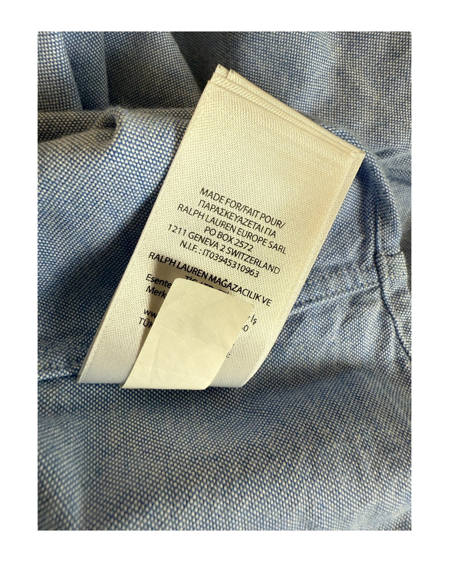 Polo Ralph Lauren Oxfordhemd hellblau Größe L
